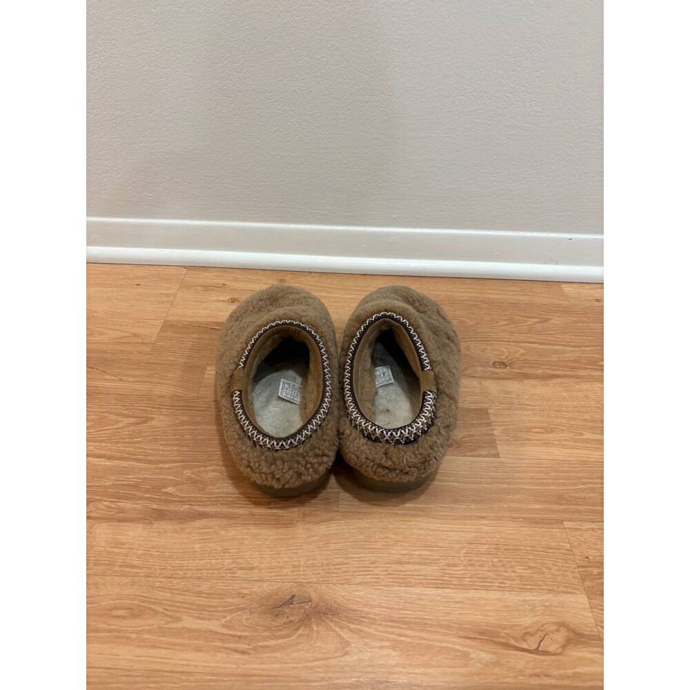 UGG Australia Toddler Tasman Maxi Curly (Chestnut) Shoes Slippers - Picture 2 of 5